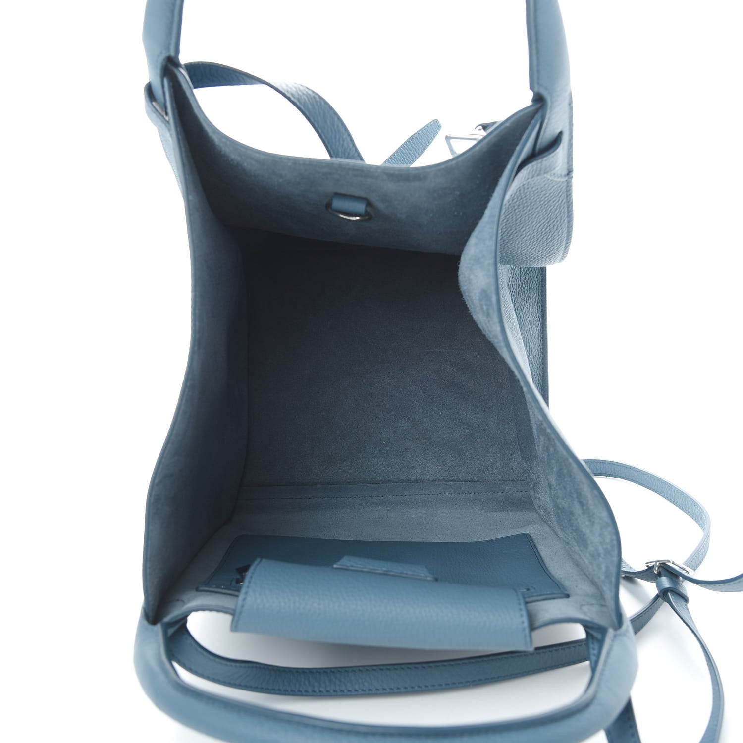 Celine Supple Grained Calfskin Small Long Strap Big Bag Slate Blue 6 of 12