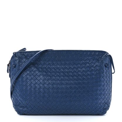 Bottega Veneta Nappa Intrecciato Nodini Crossbody Messenger Blue 1 of 12