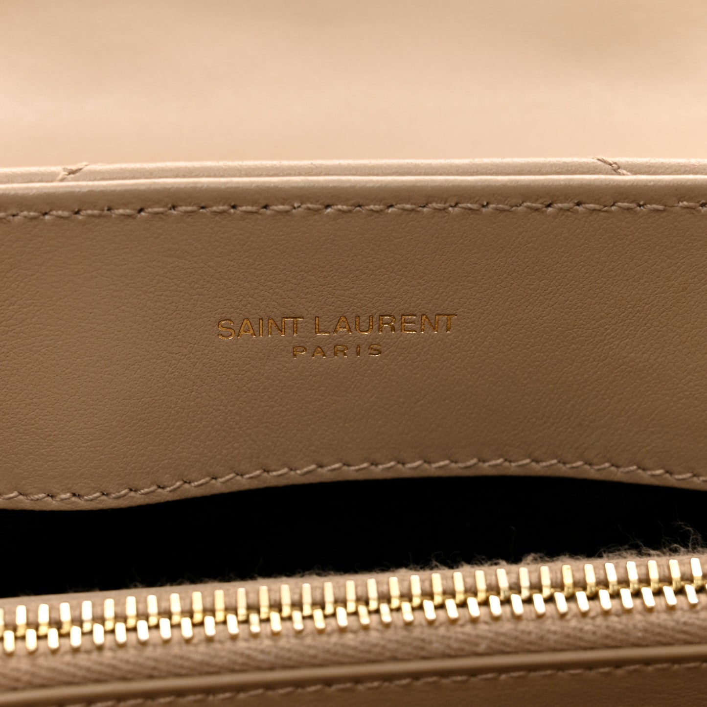 Calfskin Y Quilted Monogram Small Loulou Chain Satchel Dark Beige