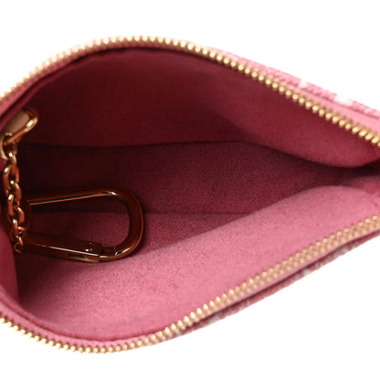Louis Vuitton Denim Jacquard Monogram Micro Pochette Accessories Rose 5 of 8