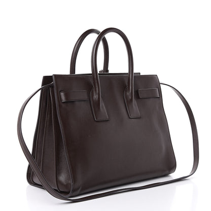 Saint Laurent Calfskin Small Sac De Jour Amarena 3 of 13