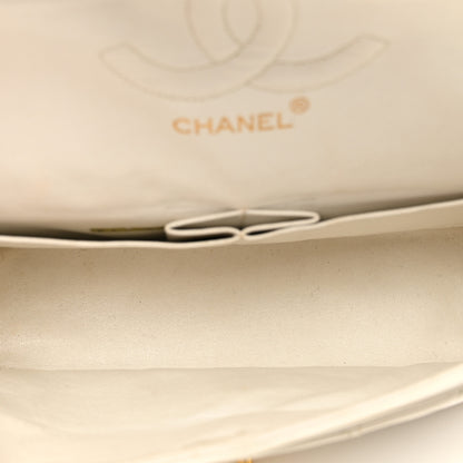 Chanel Lambskin Quilted Medium Double Flap White 6 of 15