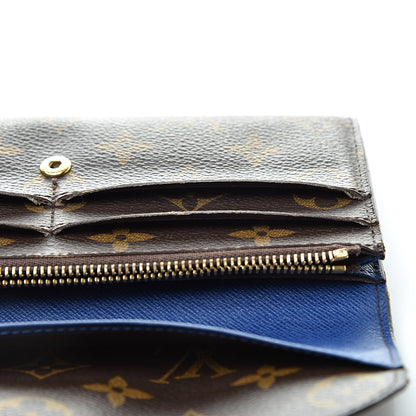 Louis Vuitton Monogram Emilie Wallet Blue 8 of 21