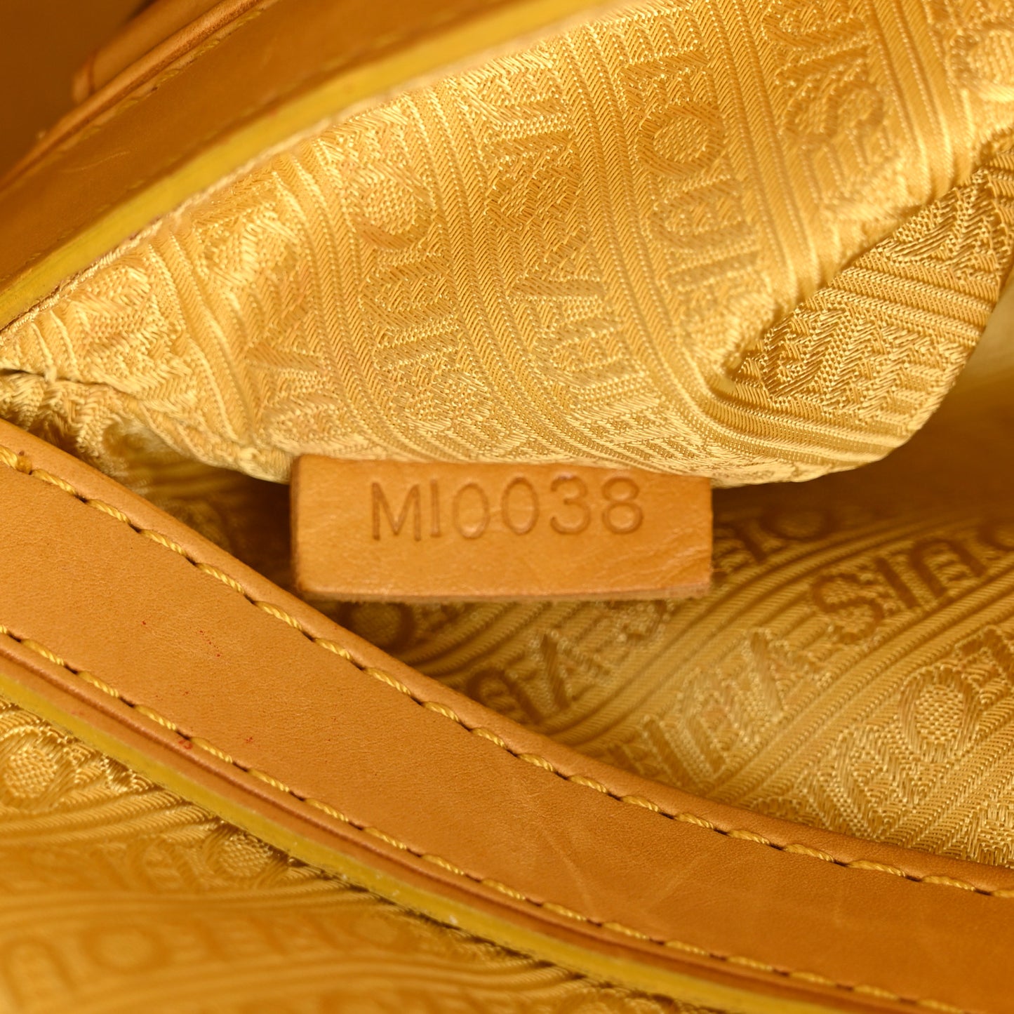 Monogram Pulp Defile Weekender PM Yellow
