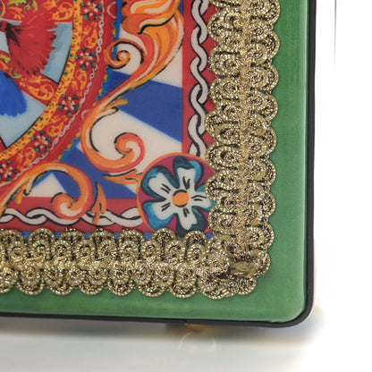 Dolce & Gabbana Dauphine Crystal Embellished Teatro Dui Pupi Box Bag Multicolor 6 of 7