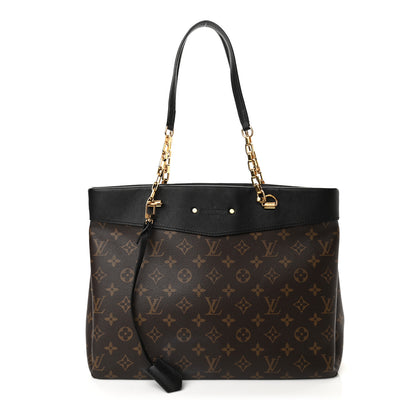 Louis Vuitton Monogram Pallas Shopper Black 1 of 9