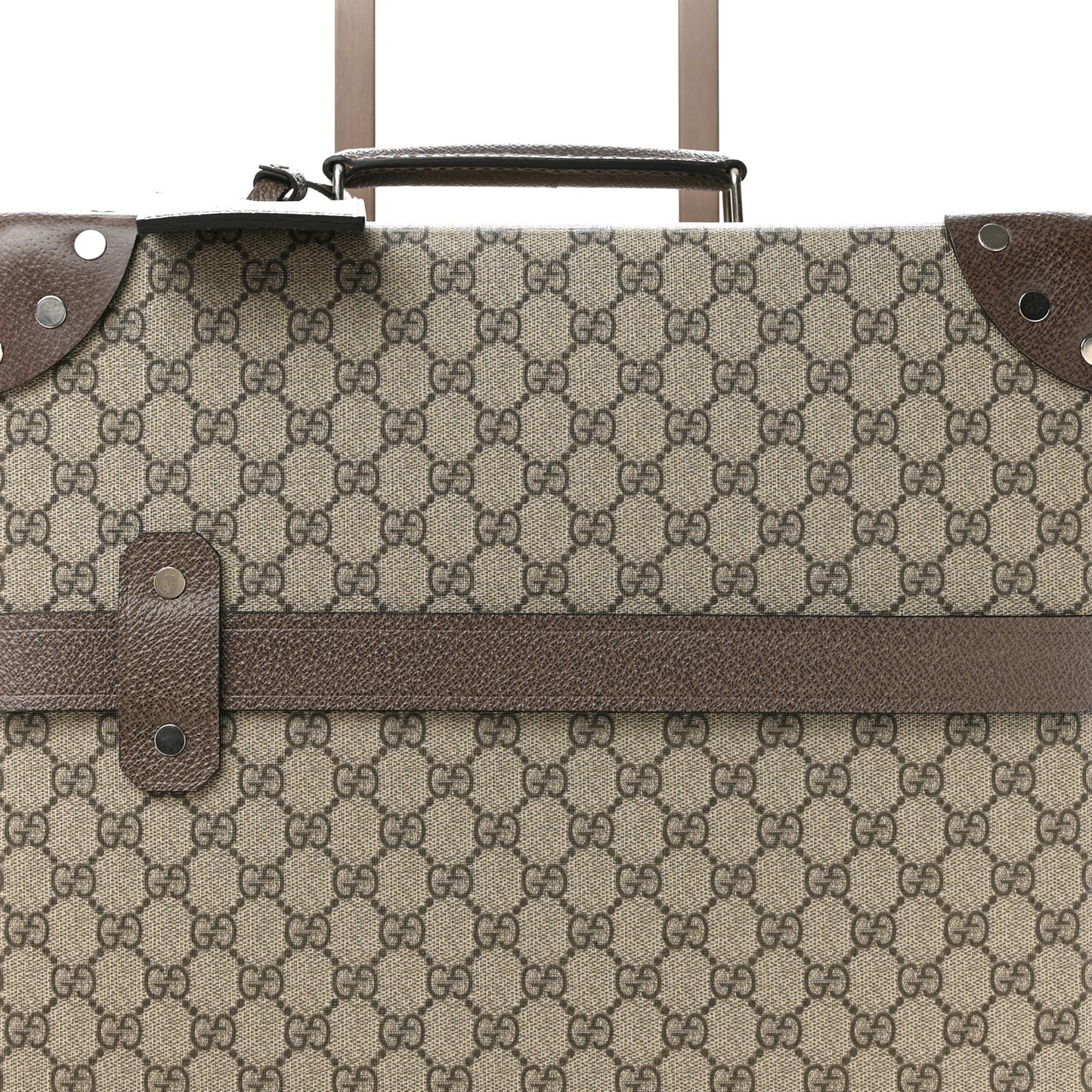 Supreme Monogram Globe-Trotter Carry-On Brown