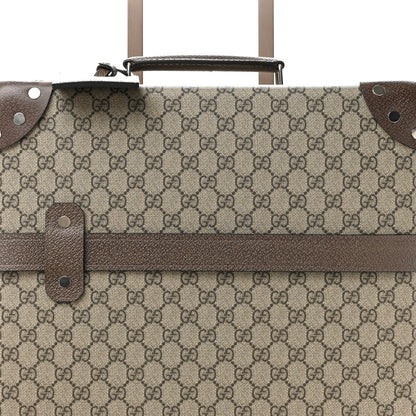 Gucci Supreme Monogram Globe-Trotter Carry-On Brown 7 of 12