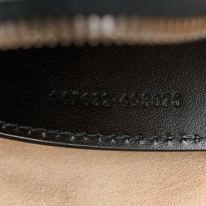 Gucci Calfskin Matelasse Small GG Marmont Chain Shoulder Bag Black 7 of 11