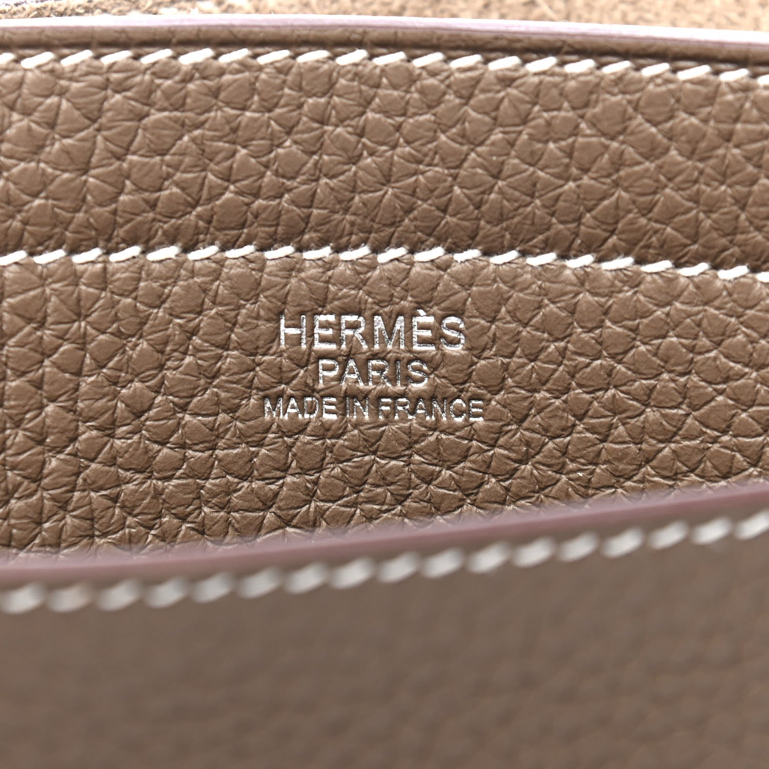 Hermes Taurillon Clemence Cabasellier 31 Etoupe 6 of 8