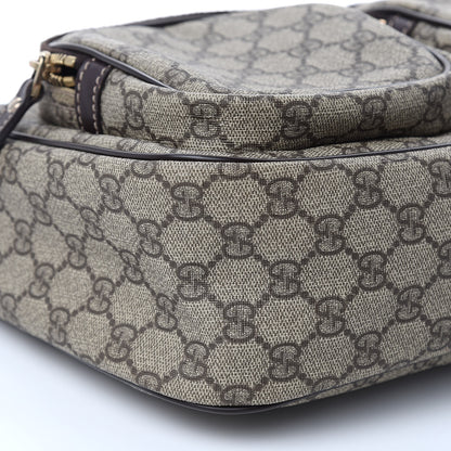 Gucci GG Plus Monogram Front Pocket Messenger Dark Brown 8 of 12