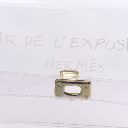 Hermes Vinyl Souvenir De L'Exposition Kelly Transparent 11 of 11