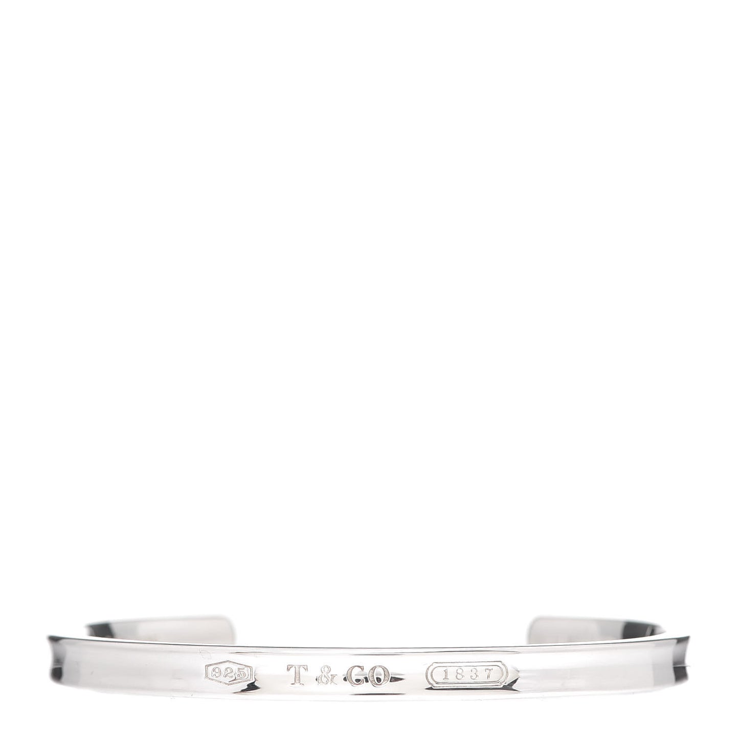 Sterling Silver Narrow 1837 Cuff Bracelet