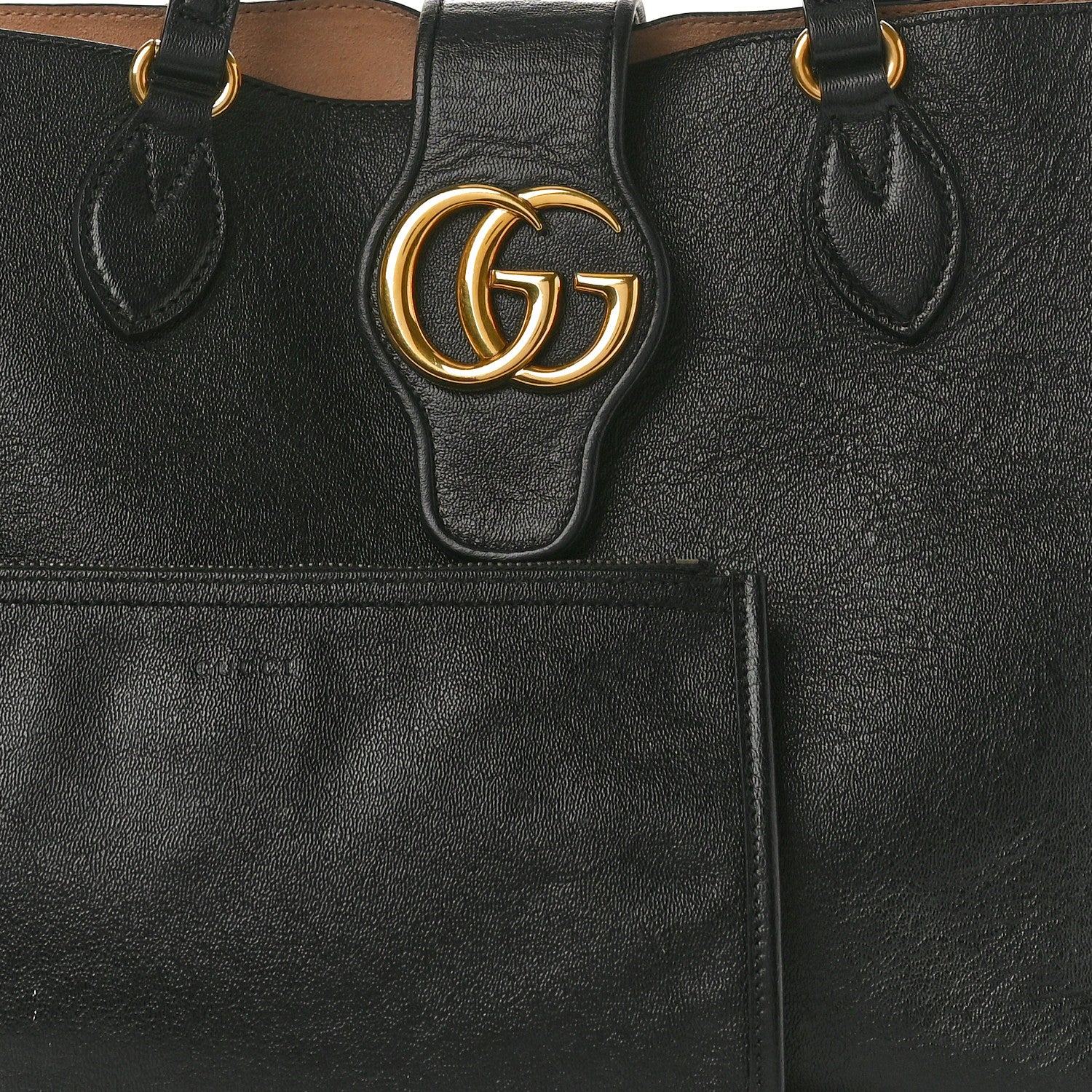 Gucci New Sakai Calfskin Lux Small Dahlia Tote Black 9 of 12