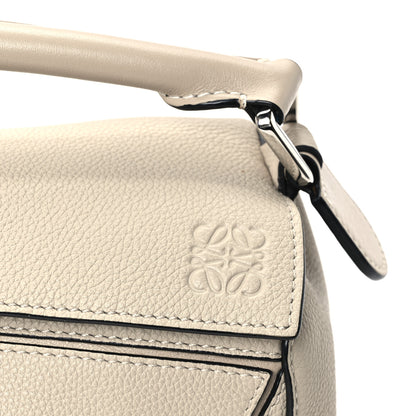 Loewe Calfskin Small Puzzle Bag Light Oat 8 of 11