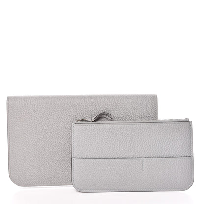 Hermes Togo Dogon Duo Wallet Bleu Glacier 3 of 9