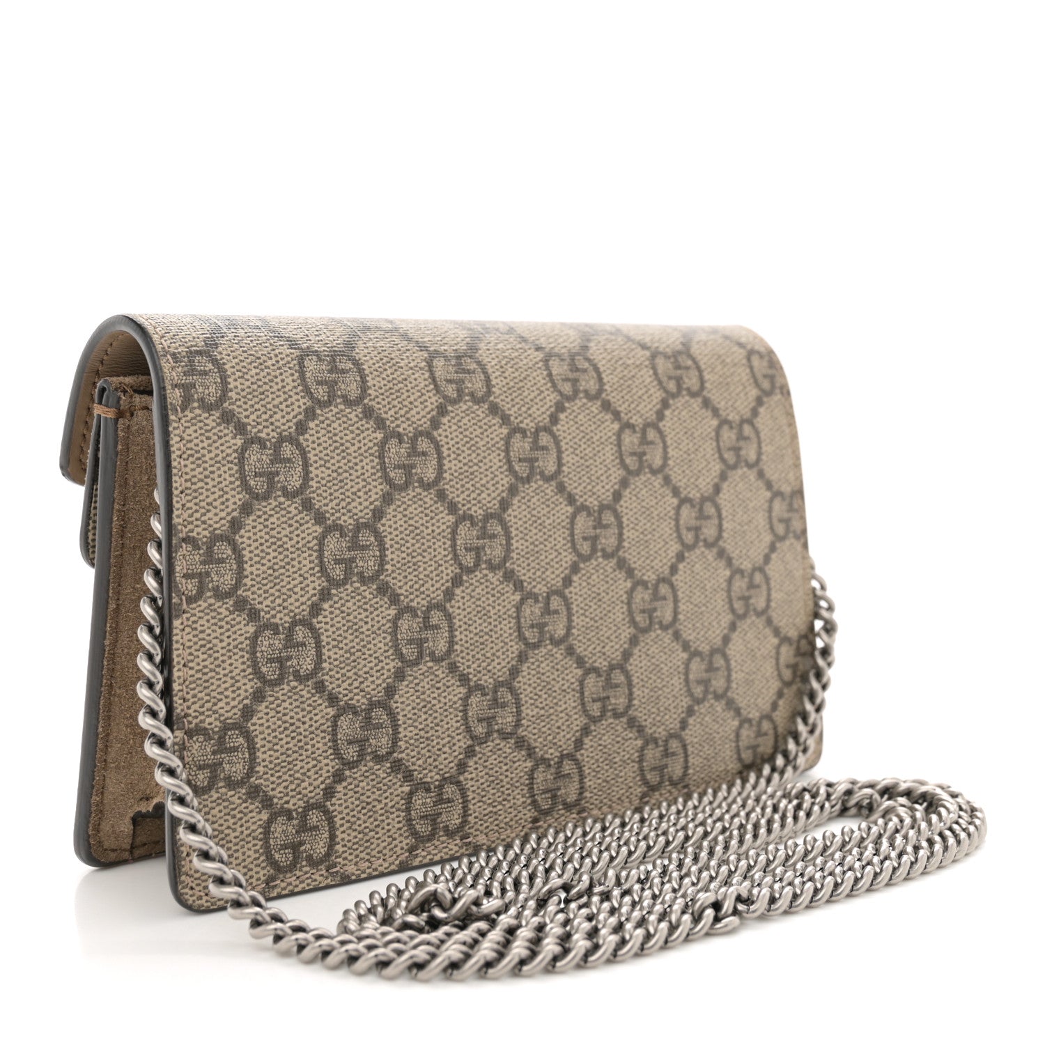 Gucci GG Supreme Monogram Super Mini Dionysus Shoulder Bag Taupe 3 of 11