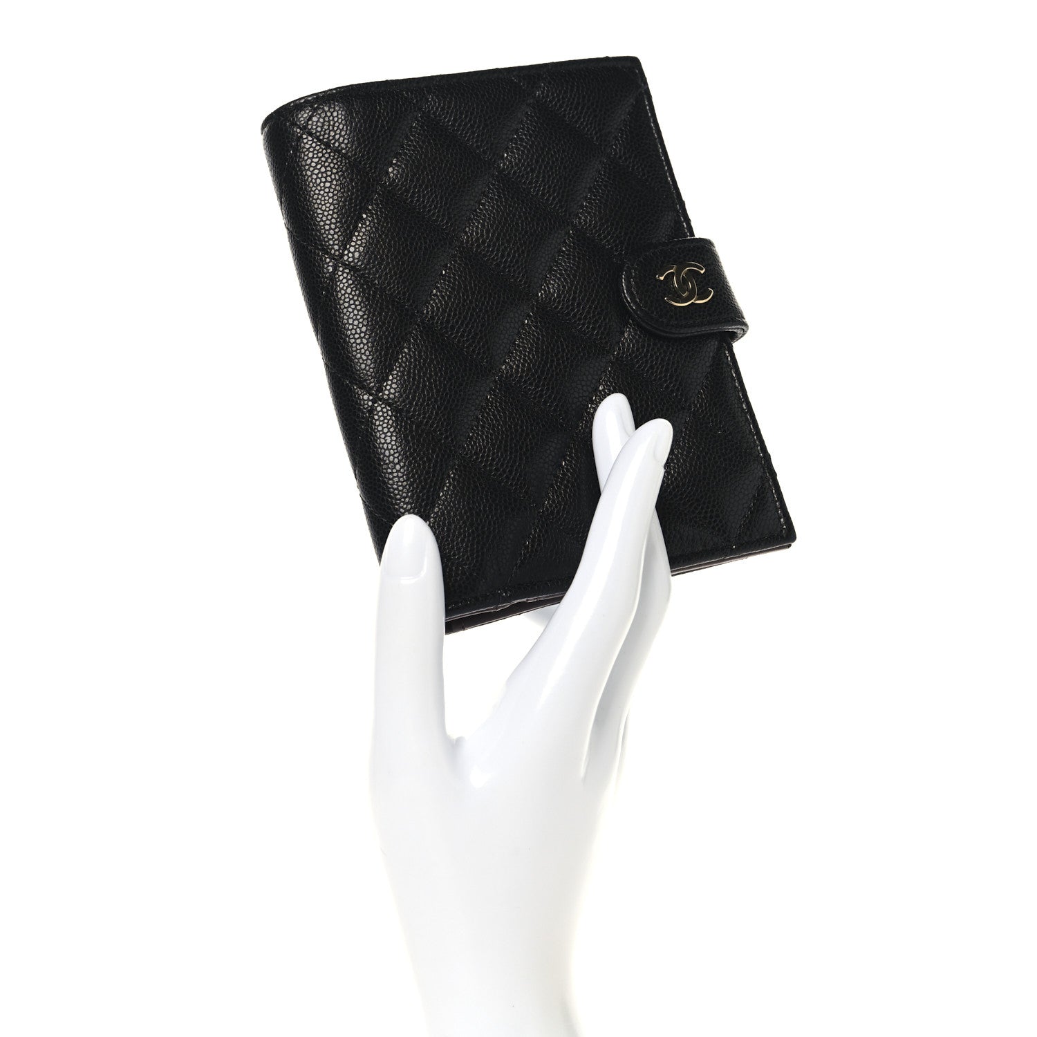 Chanel Caviar Quilted Passport Holder Black 2 of 7
