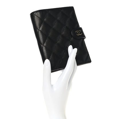Chanel Caviar Quilted Passport Holder Black 2 of 7