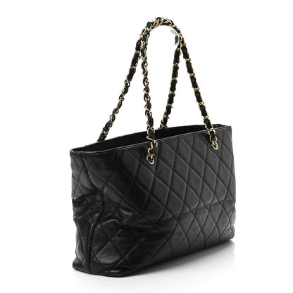 Chanel Caviar Quilted Shopping Tote Black 3 of 11
