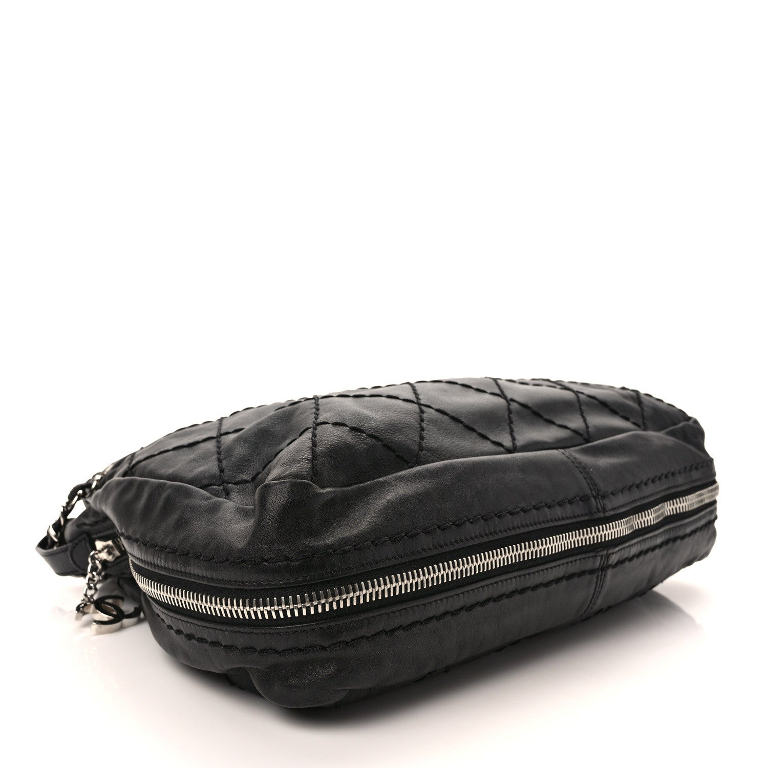 Chanel Lambskin Expandable Tote Black 4 of 11