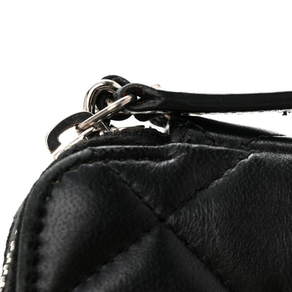 Chanel Lambskin Quilted Small Clutch With Chain Black 13 of 14