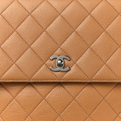Chanel Caviar Quilted Jumbo Kelly Flap Beige 7 of 10