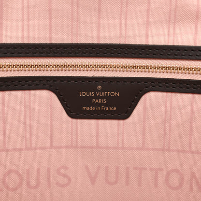 Louis Vuitton Damier Ebene Braided Neverfull MM  Pink 8 of 11
