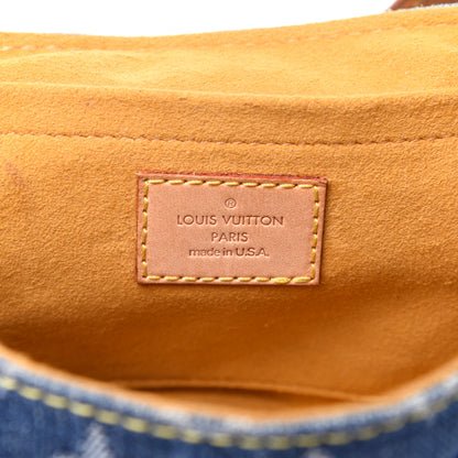 Louis Vuitton Monogram Denim Mini Pleaty Blue 8 of 14