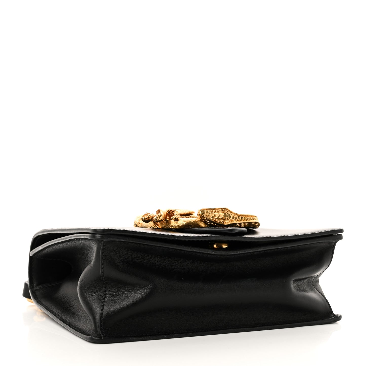 City Calf Saffiano Animalier Cahier Bag Black