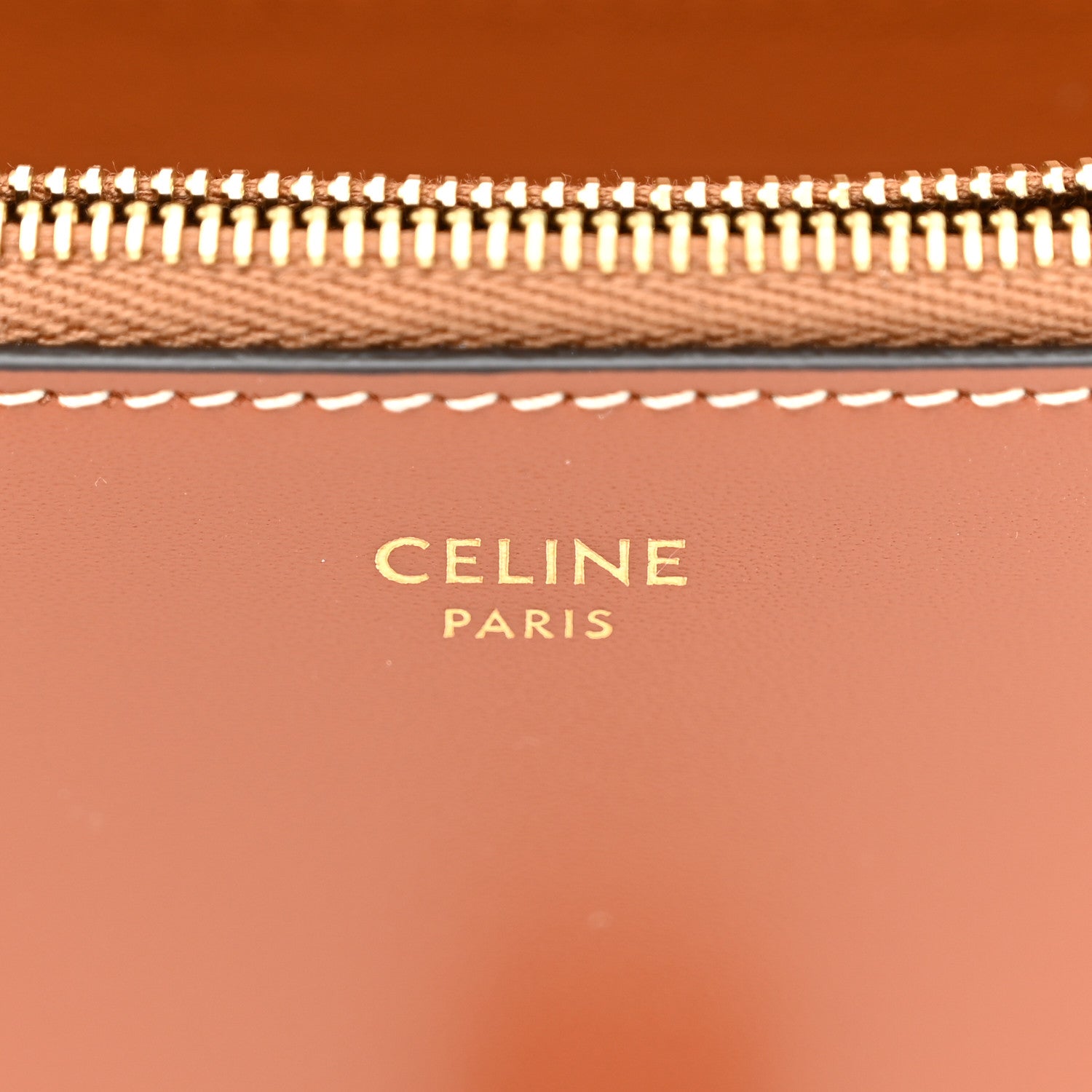 Celine Natural Calfskin Besace Small 16 Wallet on Chain Tan 6 of 10