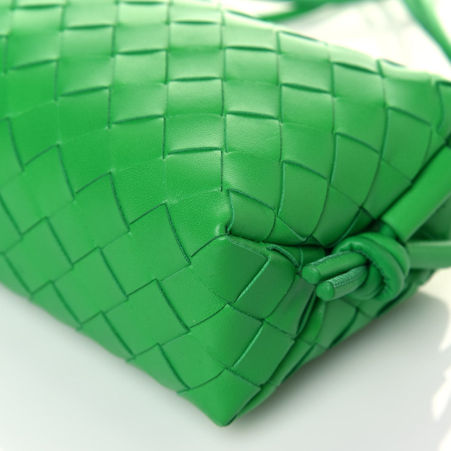 Nappa Intrecciato Mini Loop Camera Bag Parakeet