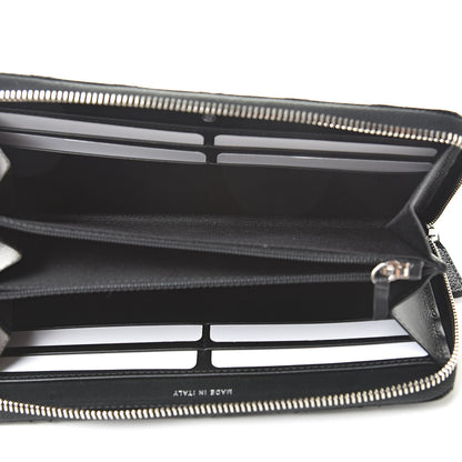 Chanel Caviar Quilted Large Gusset Zip Around Wallet Black 5 of 10