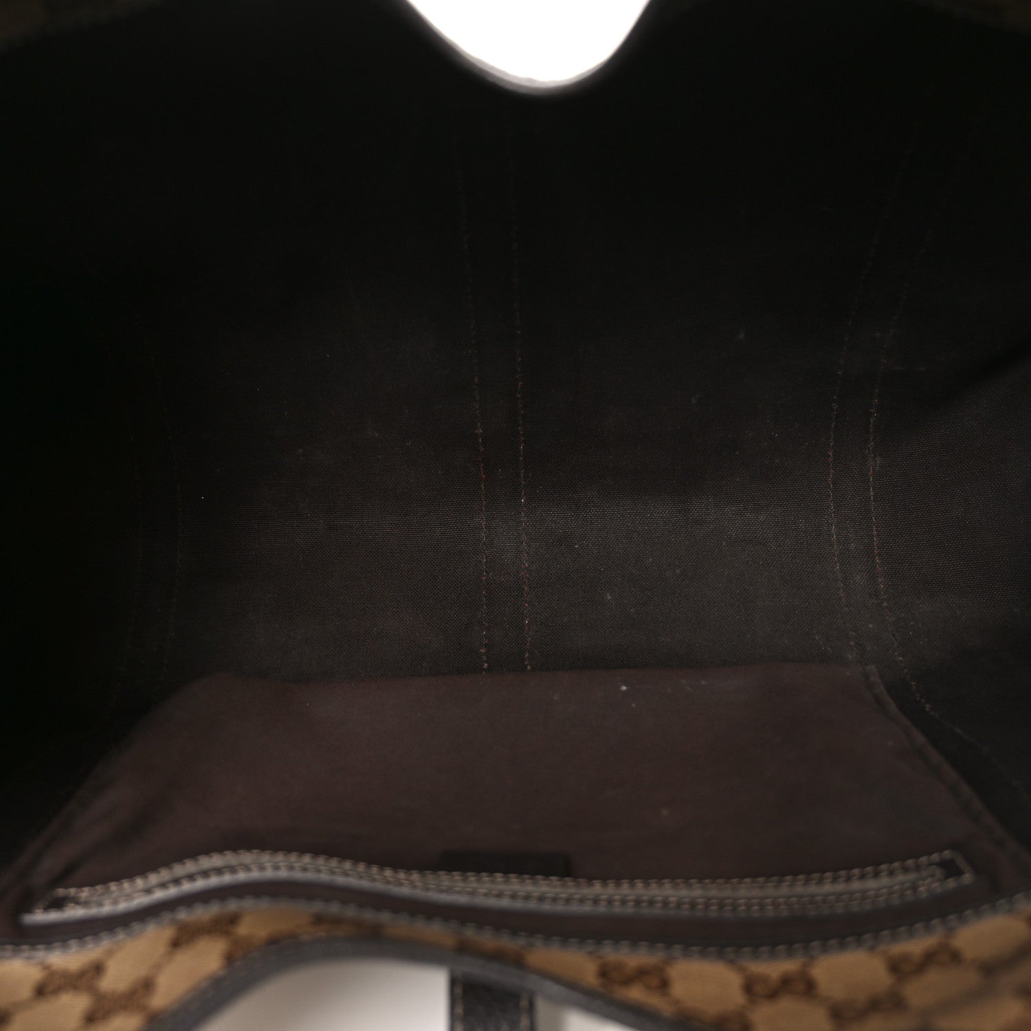 Gucci Crystal Monogram Dollar Calfskin Medium Joy Shoulder Bag Beige Ebony Testa di Moro 5 of 10