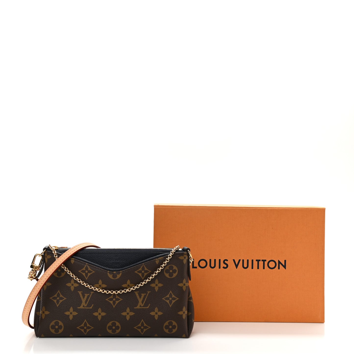 Monogram Pallas Clutch Blue Marine