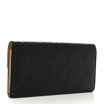 Louis Vuitton LOUIS VUITTON Empreinte Emilie Wallet Black Dune 3 of 8
