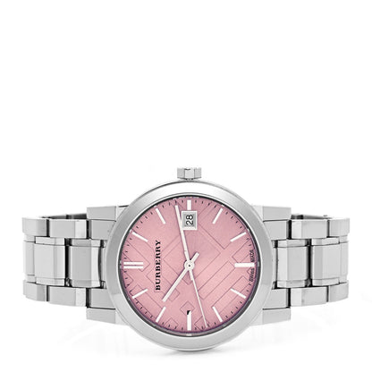 Burberry Stainless Steel 34mm The City Quartz Watch Pink BU9124 2 of 5
