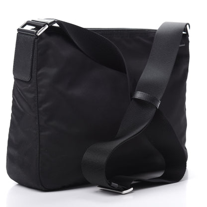 Prada Nylon Tessuto Messenger Bag Black 3 of 11