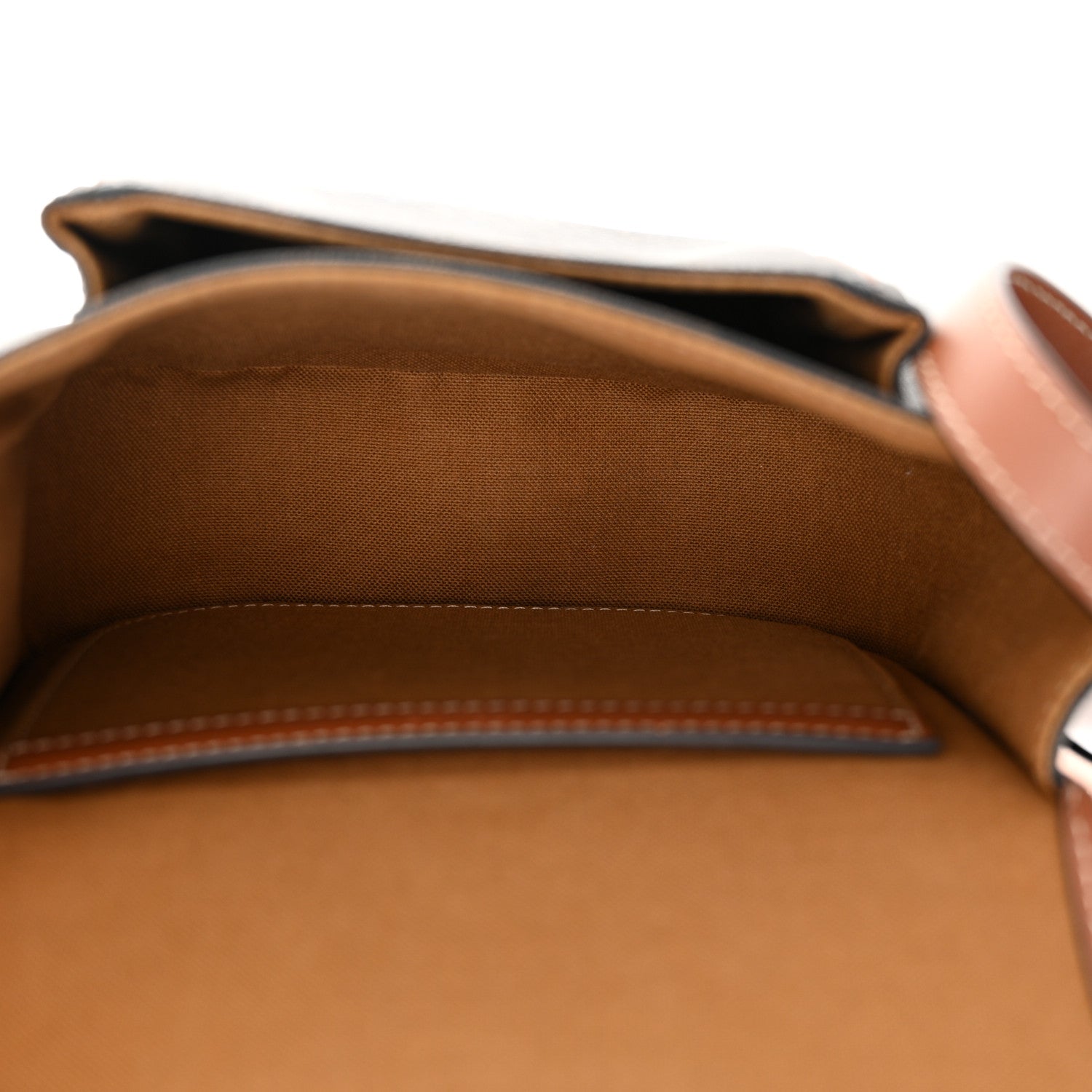 Celine Triomphe Canvas Medium Folco Bag Tan 5 of 13