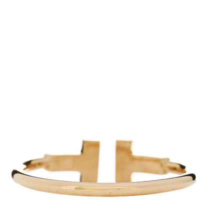 Tiffany 18K Yellow Gold Diamond T Wire Ring 60 9 3 of 5
