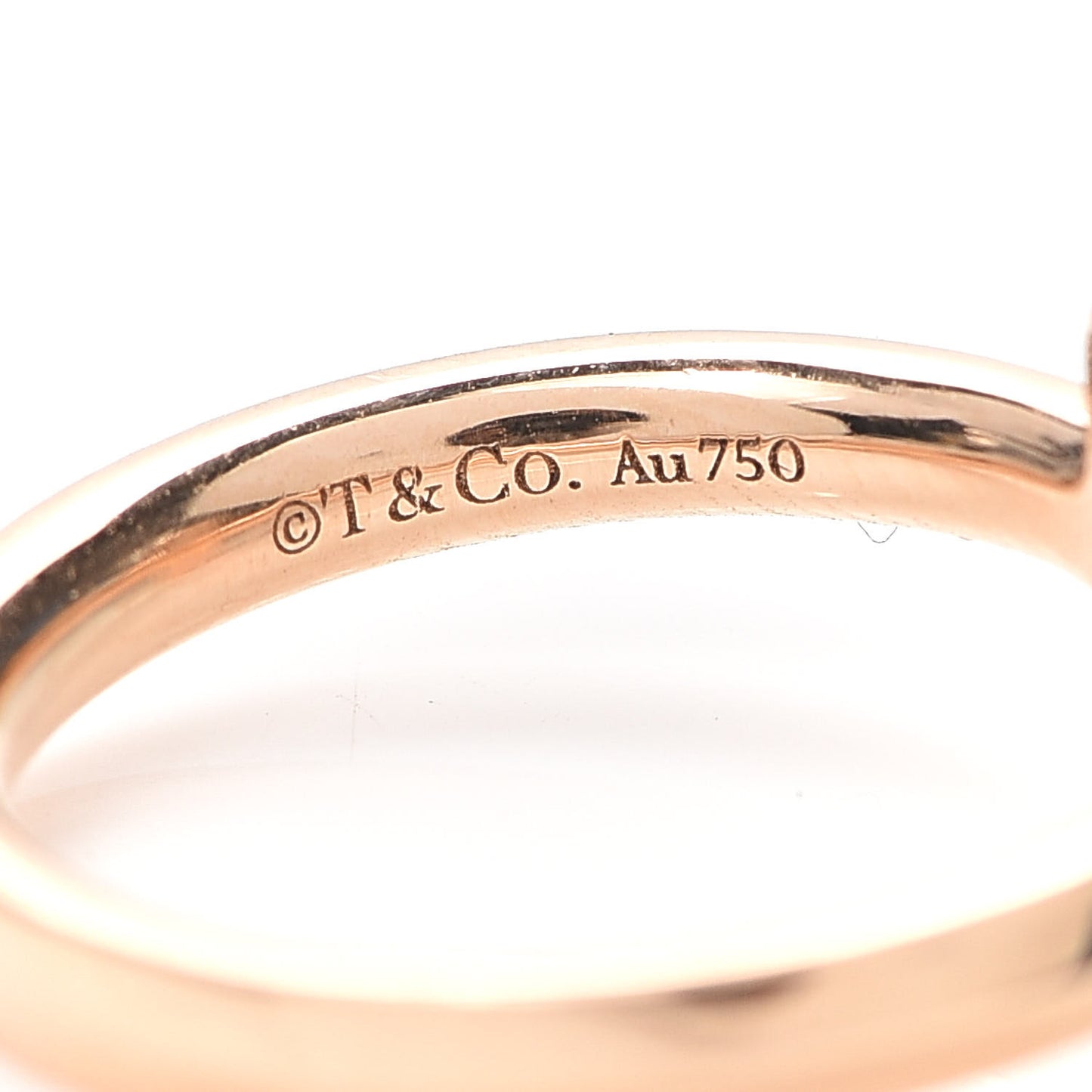 18K Rose Gold T T1 Ring 44 3