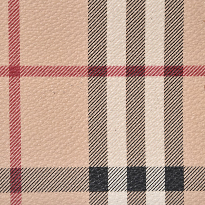 Burberry Haymarket Check Continental Wallet Chocolate 9 of 11