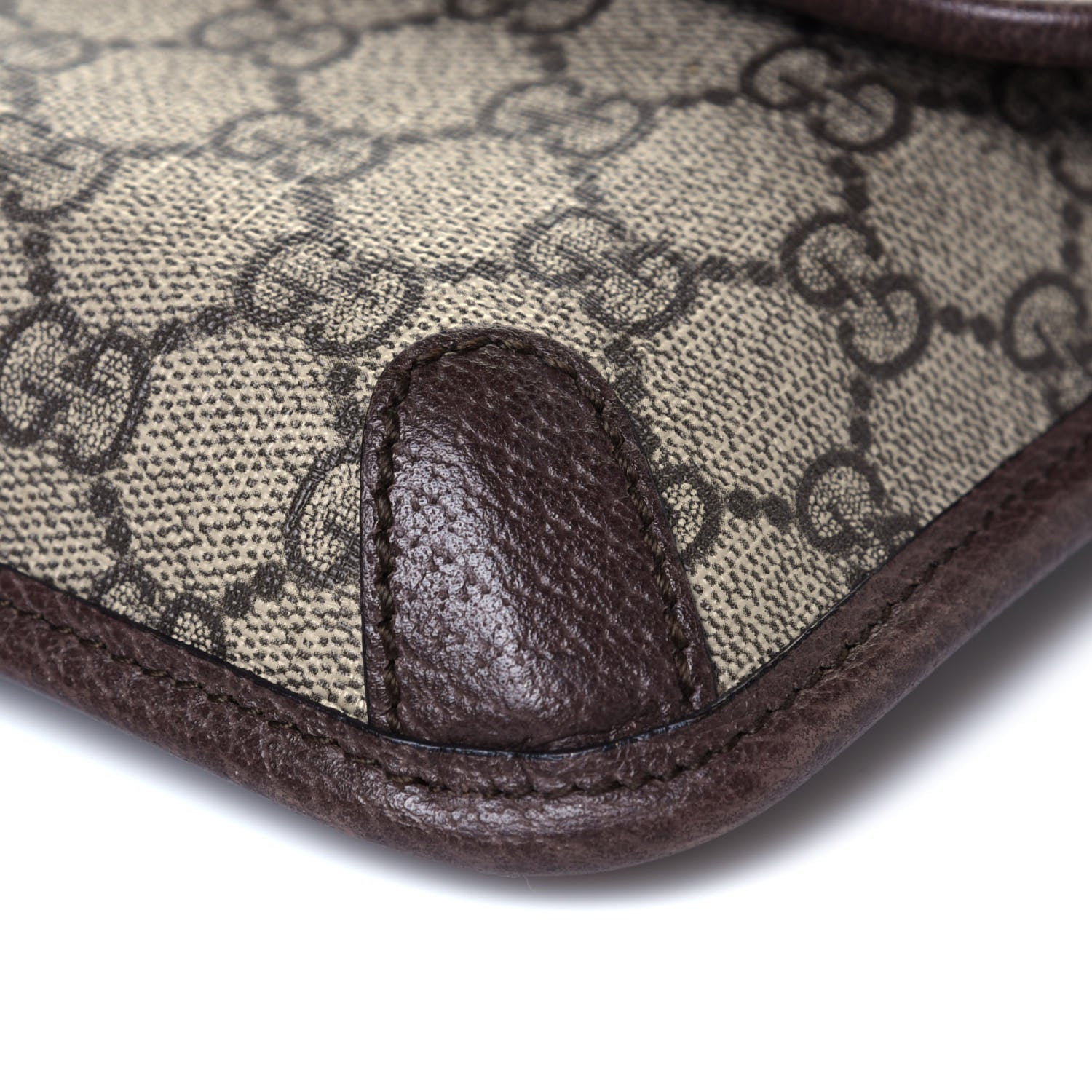 Gucci GG Supreme Monogram Neo Vintage Web Belt Bag Brown 9 of 11