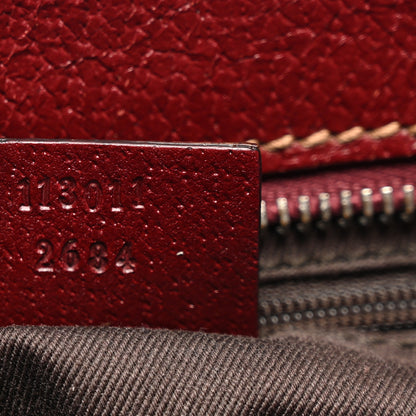 Gucci Monogram Shoulder Bag Red 7 of 12