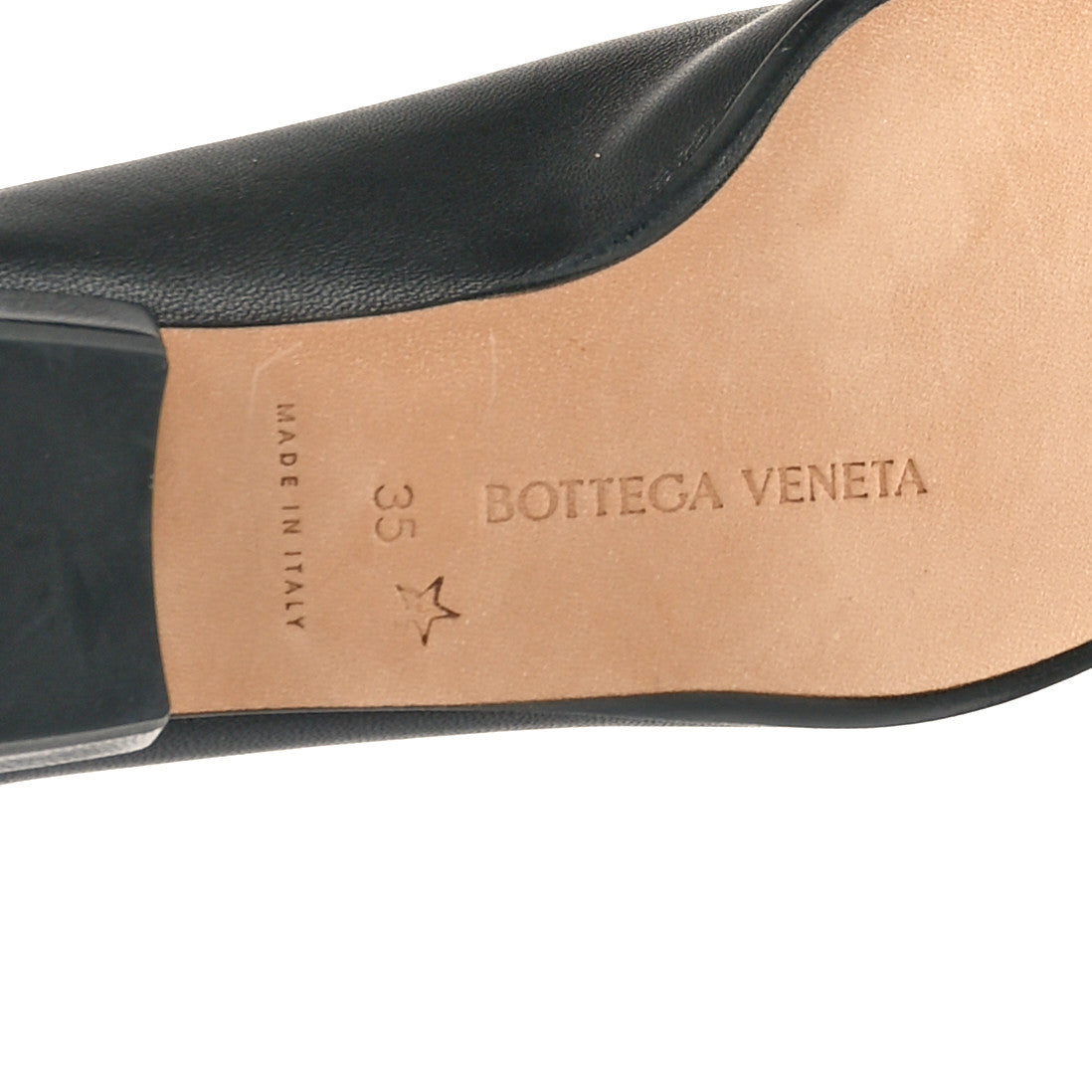 Nappa Almond Flats 35 Black