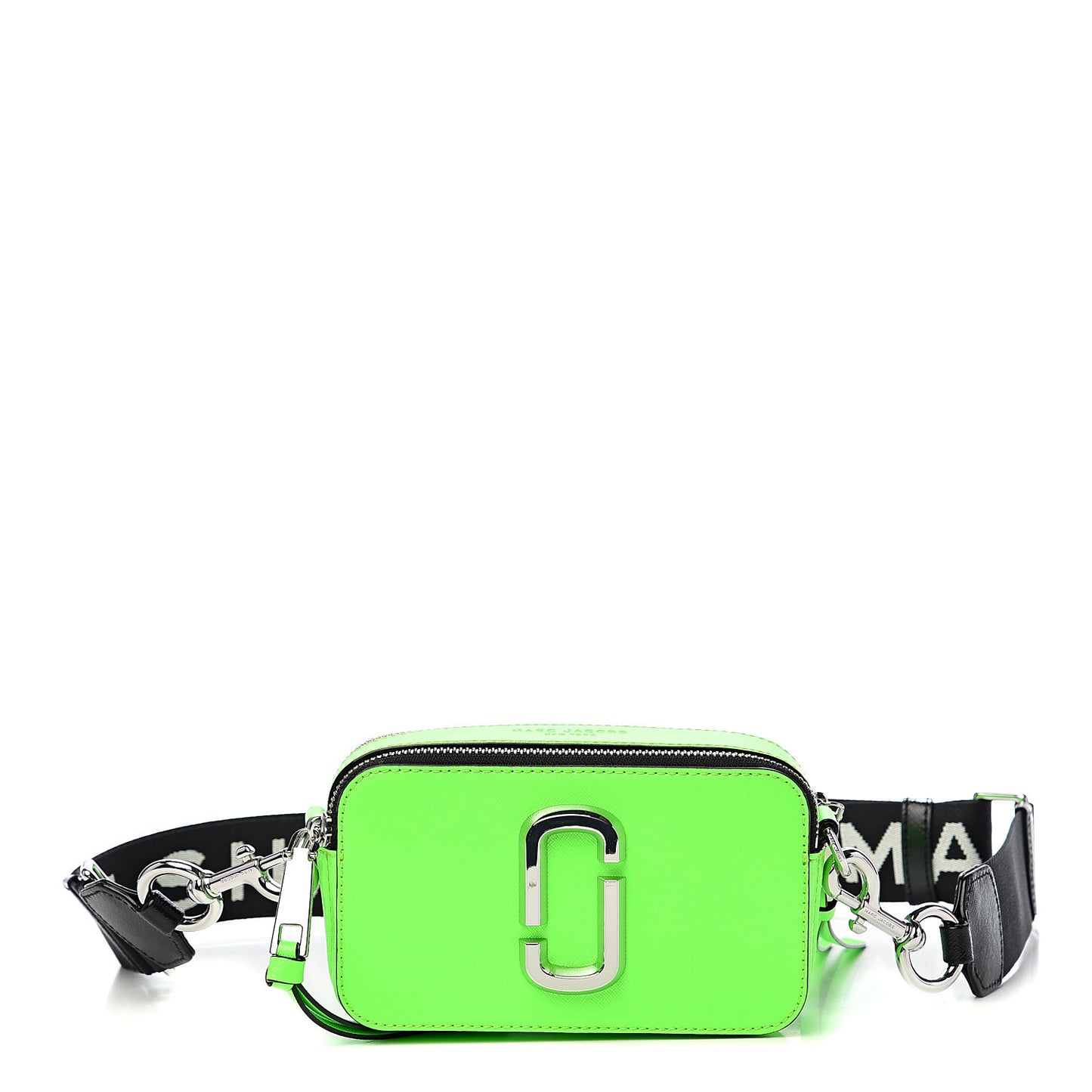 Saffiano Small Snapshot Camera Bag Bright Green