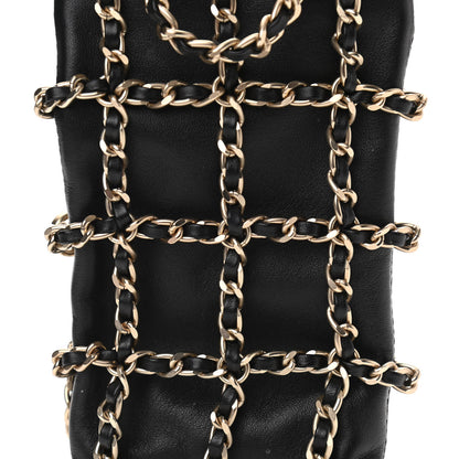 Chanel Lambskin Tech Me Out Clutch With Chain Black 8 of 11