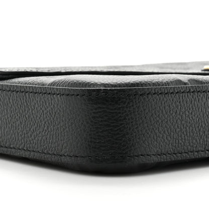 Louis Vuitton Empreinte Pochette Felicie Chain Wallet Black 11 of 12