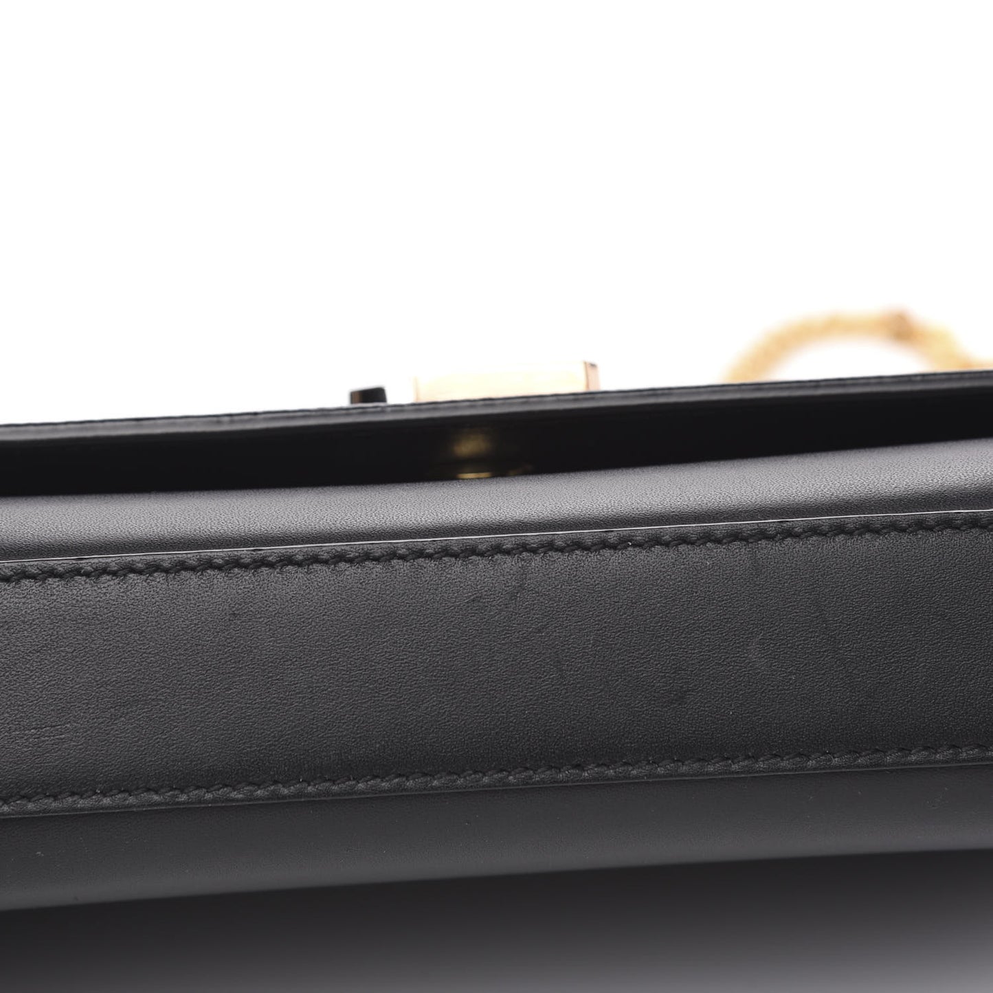 Calfskin Small Monogram Kate Satchel Black