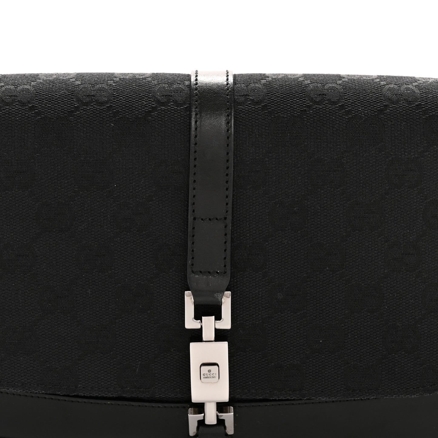 Monogram Calfskin Small Jackie O Hobo Black